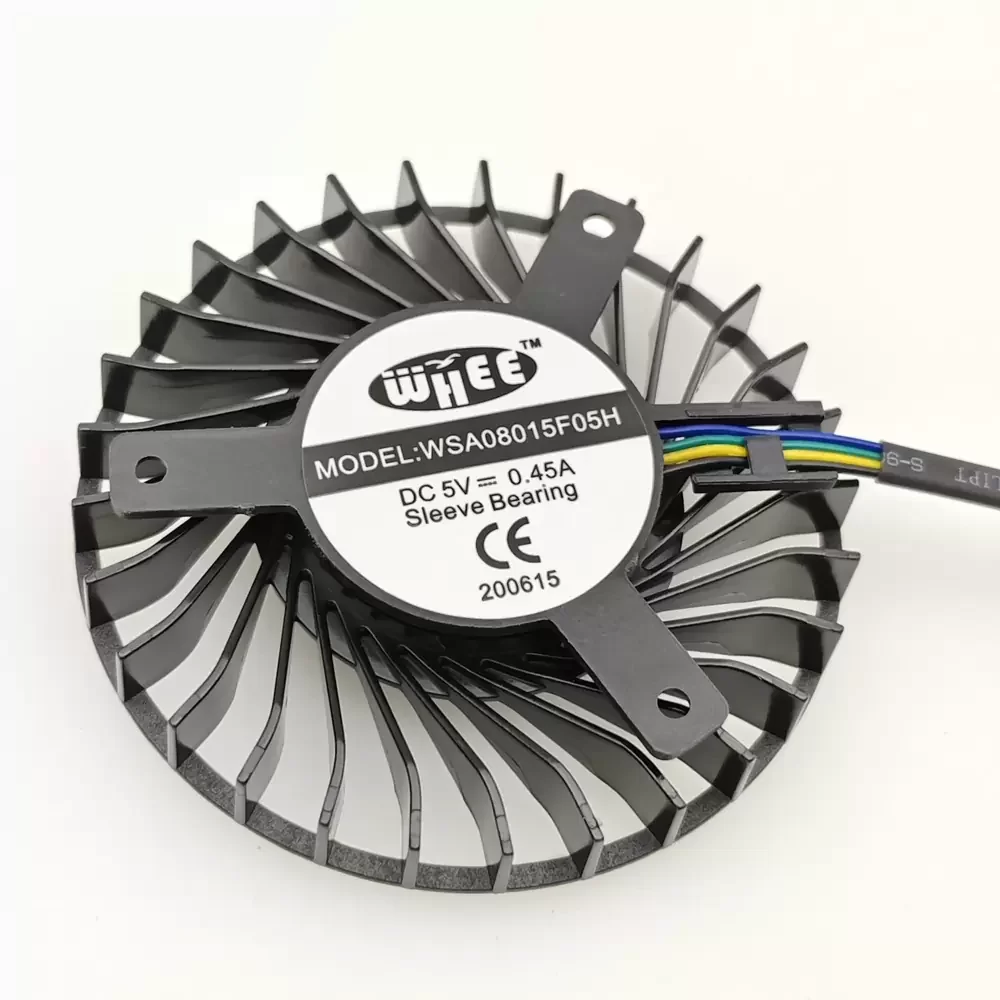 WSA08015F05H WHEE 5VDC 80x80x15mm Blower Centrifugal Fan WSA08015F05H WHEE 5VDC 80x80x15mm Blower Centrifugal Fan