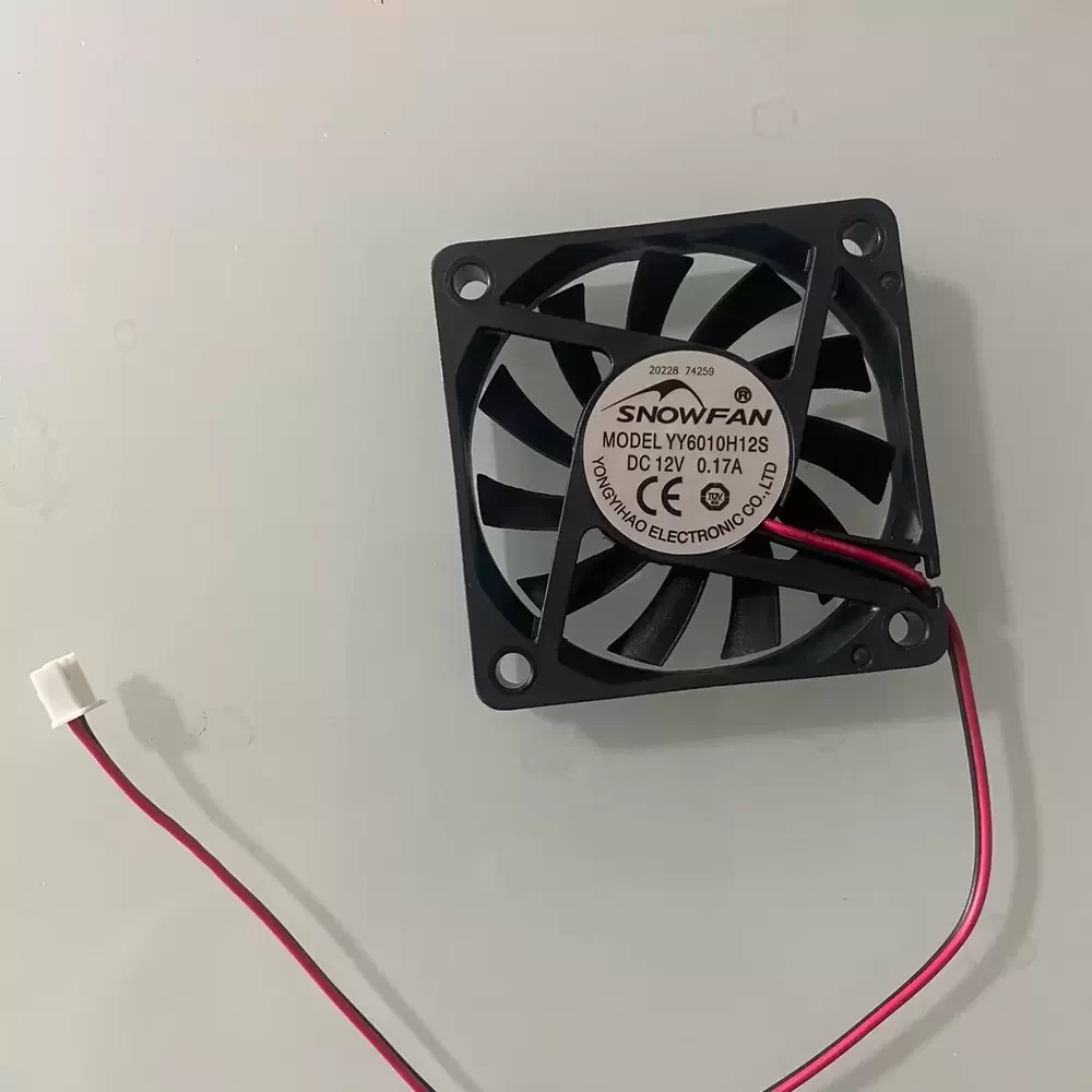 YY6010H12S SNOWFAN 12VDC 0.17A 60x60x10mm Axial Fan YY6010H12S SNOWFAN 12VDC 0.17A 60x60x10mm Axial Fan