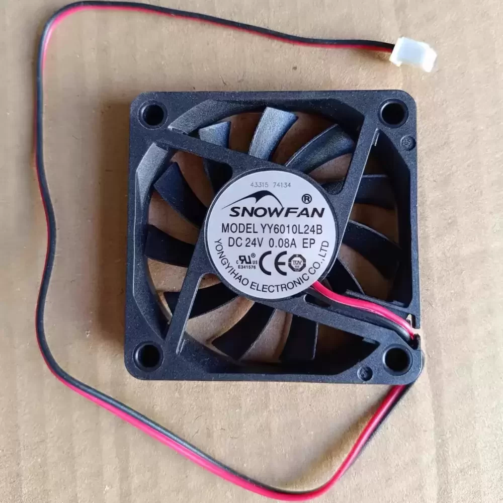 YY6010L24B SNOWFAN 24VDC 0.08A 60x60x10mm Axial Fan