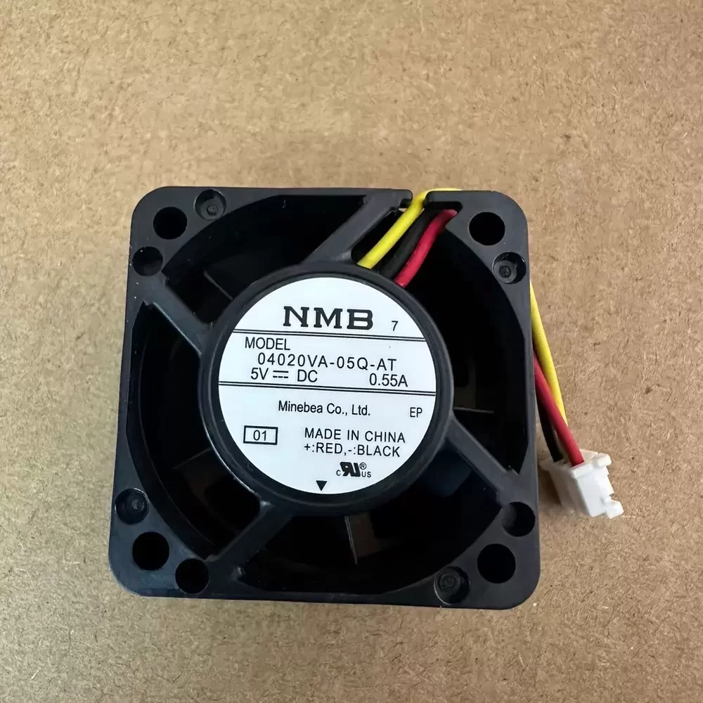 04020VA-05Q-AT-01 NMB 5V 0.55A 40x40x20mm DC Axial Fan