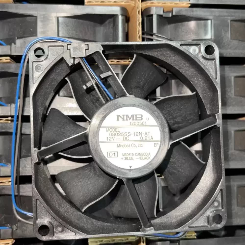 08025SS-12N-AT-D1 NMB 12VDC 0.21A 80x80x25mm Axial Fan
