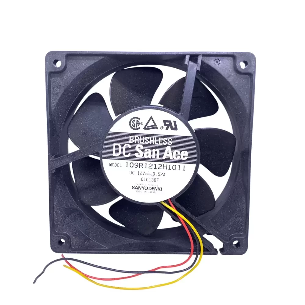 109R1212H1011 Sanyo Denki 12VDC 0.52A 120x120x38mm Axial Fan