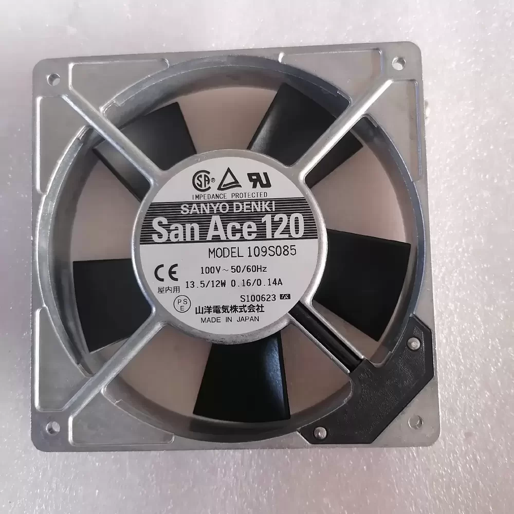 109S085 Sanyo Denki 100V 13.5W 120x120x25mm AC Axial Fan