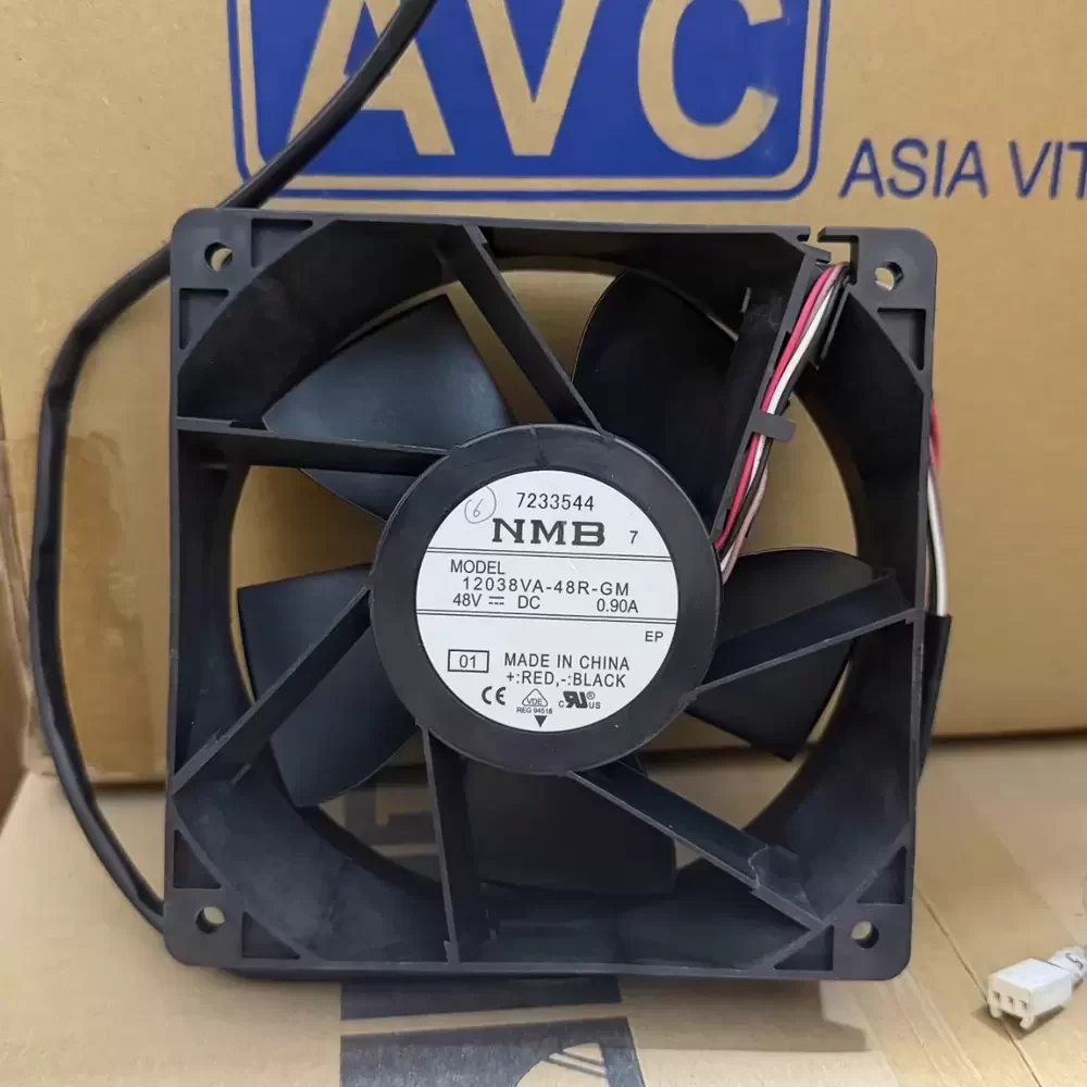 12038VA-48R-GM-01 NMB 48VDC 0.90A 120x120x38mm Axial Fan