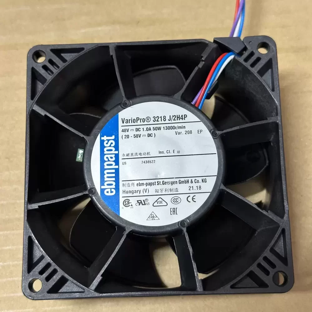 3218J/2H4P-208 ebmpapst 48VDC 50W 92x92x38mm Axial Fan