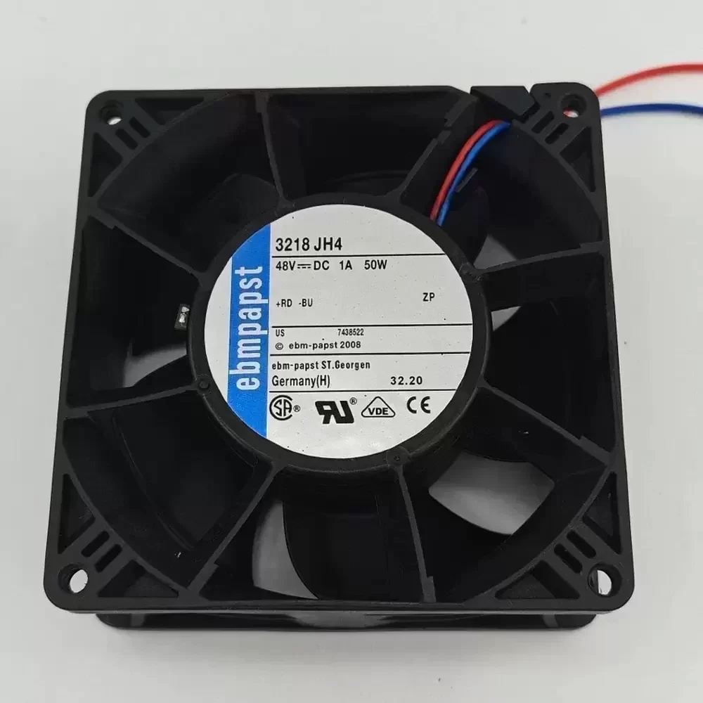 3218JH4 ebm-papst 48VDC 50W 92x92x38mm Axial DC Fan