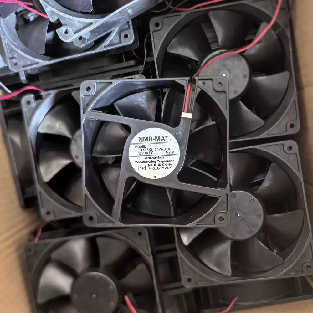 4715KL-04W-B10-PR2 NMB 12VDC 0.20A 120x120x38mm Axial Fan 4715KL-04W-B10-PR2 NMB 12VDC 0.20A 120x120x38mm Axial Fan