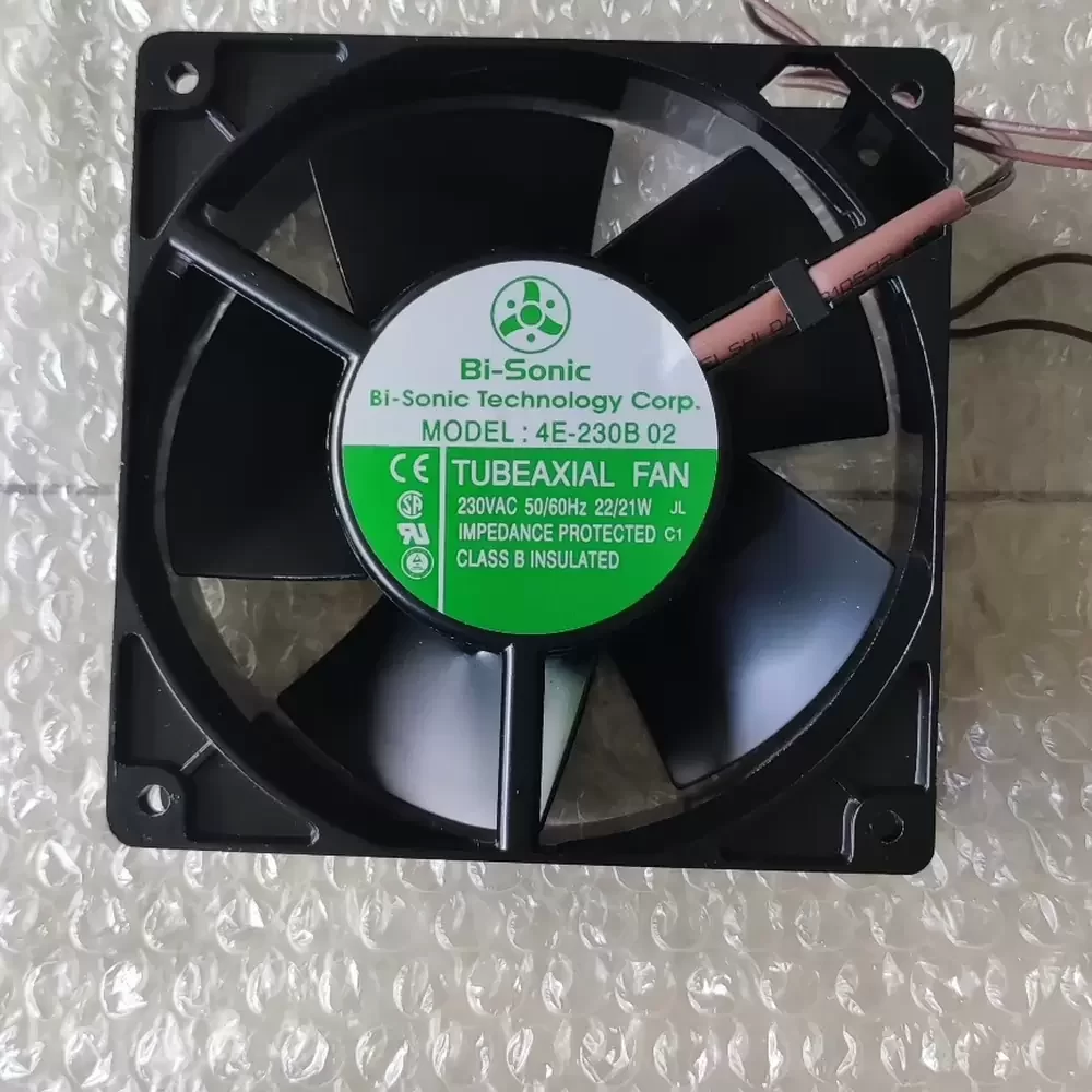 4E-230B02 Bi-Sonic 230VAC 22W 120x38mm Metal Axial Fan