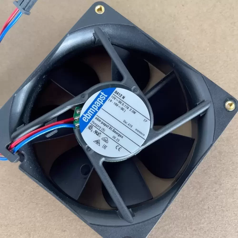 8412N-478 ebm-papst 12VDC 2.0W 80x80x25mm Axial Fan 8412N-478 ebm-papst 12VDC 2.0W 80x80x25mm Axial Fan