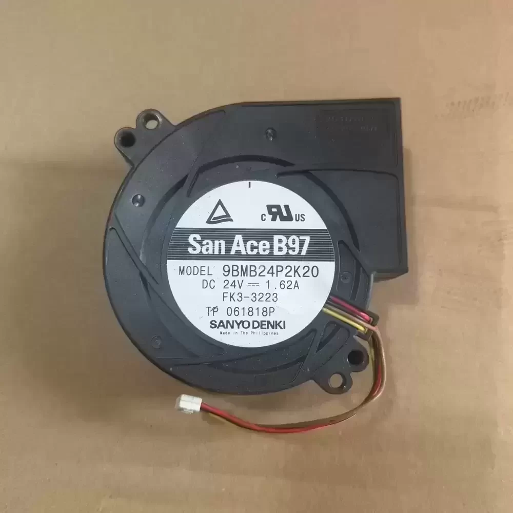 9BMB24P2K20 Sanyo Denki 24VDC 38.88W 97x33mm Centrifugal Blower