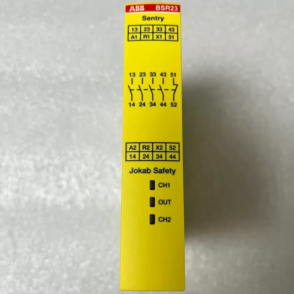 ABB BSR23 2TLA010041R0600 24VDC 4NO+1NC Safety Expansion Relay ABB BSR23 2TLA010041R0600 24VDC 4NO+1NC Safety Expansion Relay