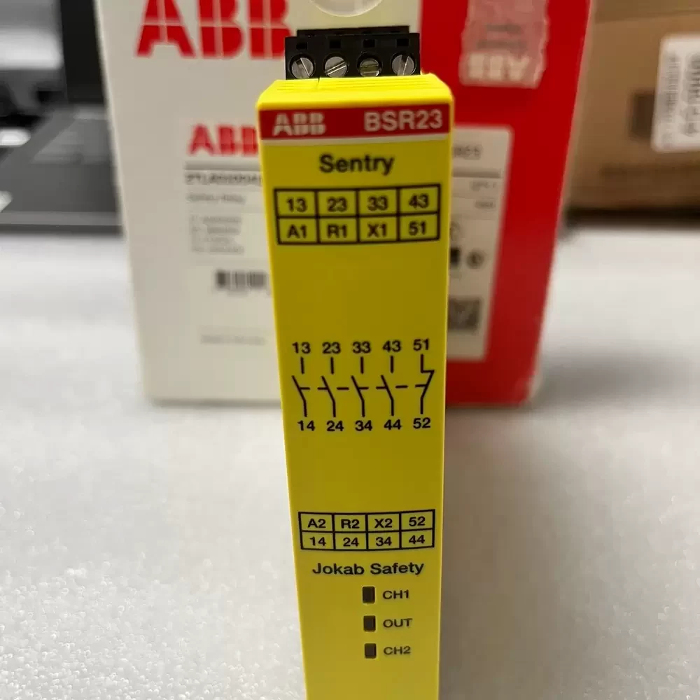 ABB BSR23 2TLA010041R0600 24VDC 4NO+1NC Safety Expansion Relay ABB BSR23 2TLA010041R0600 24VDC 4NO+1NC Safety Expansion Relay
