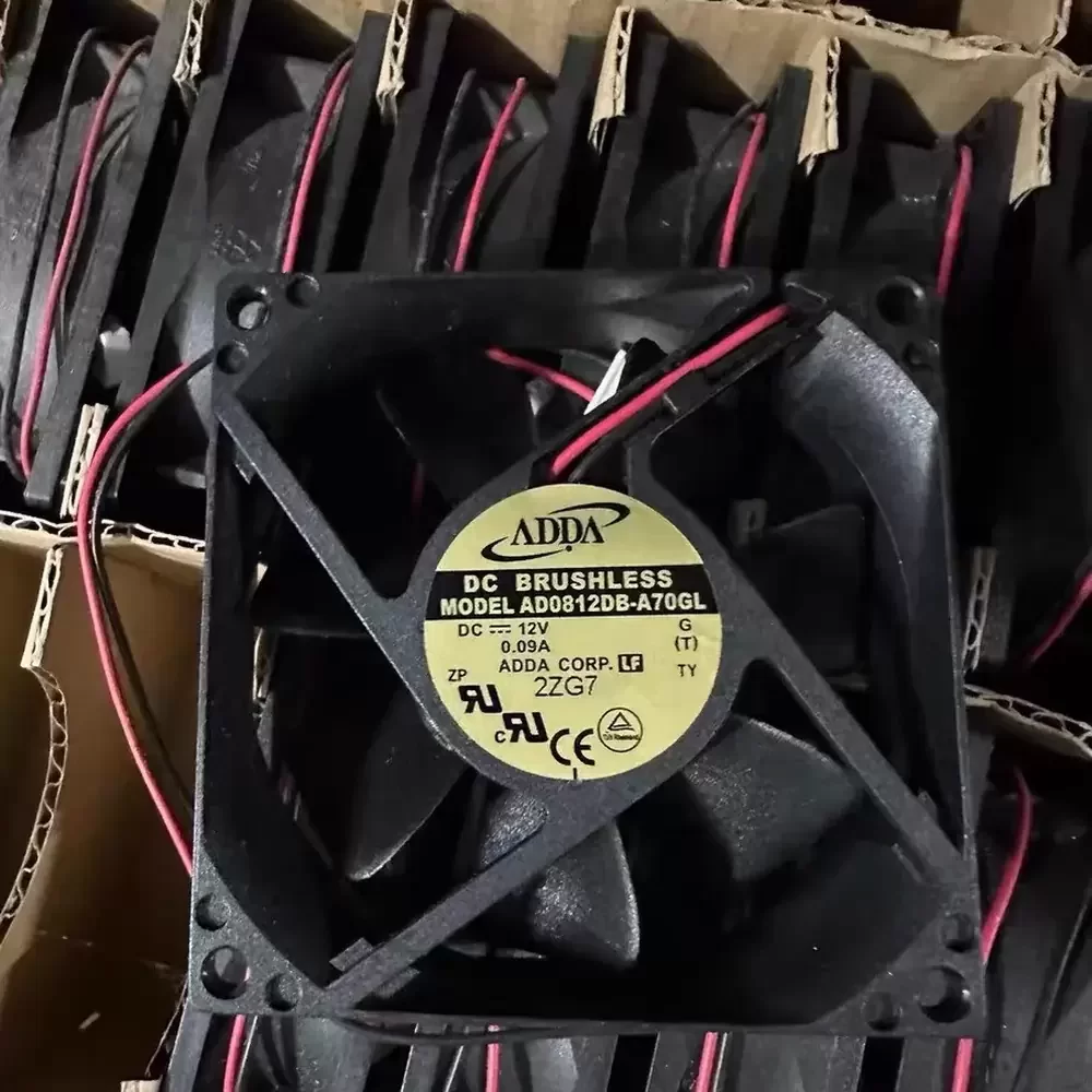 AD0812DB-A70GL ADDA 12VDC 0.09A 80x80x25mm Cooling Fan