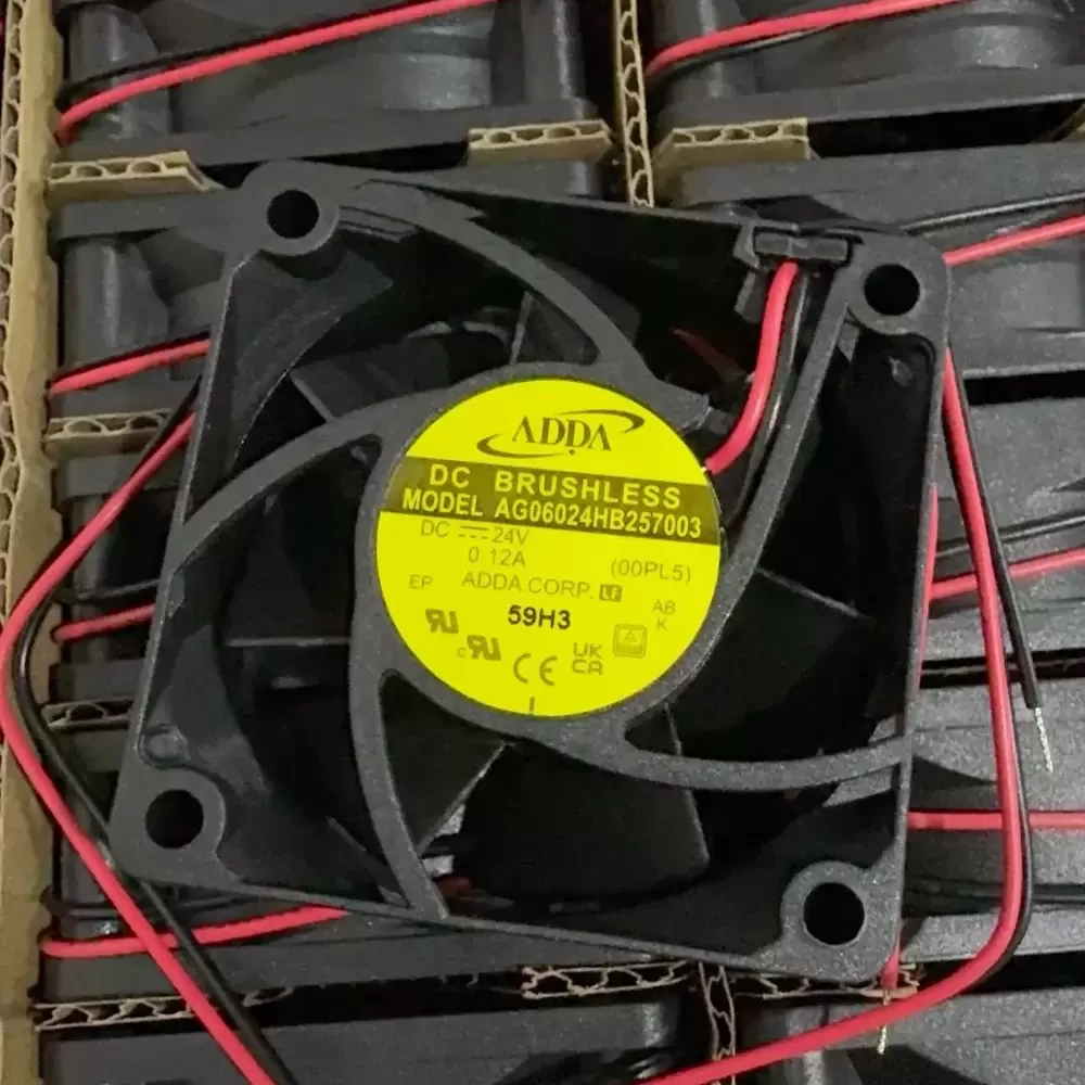 AG06024HB257003 ADDA 24V 0.12A 60x60x25mm DC Axial Fan
