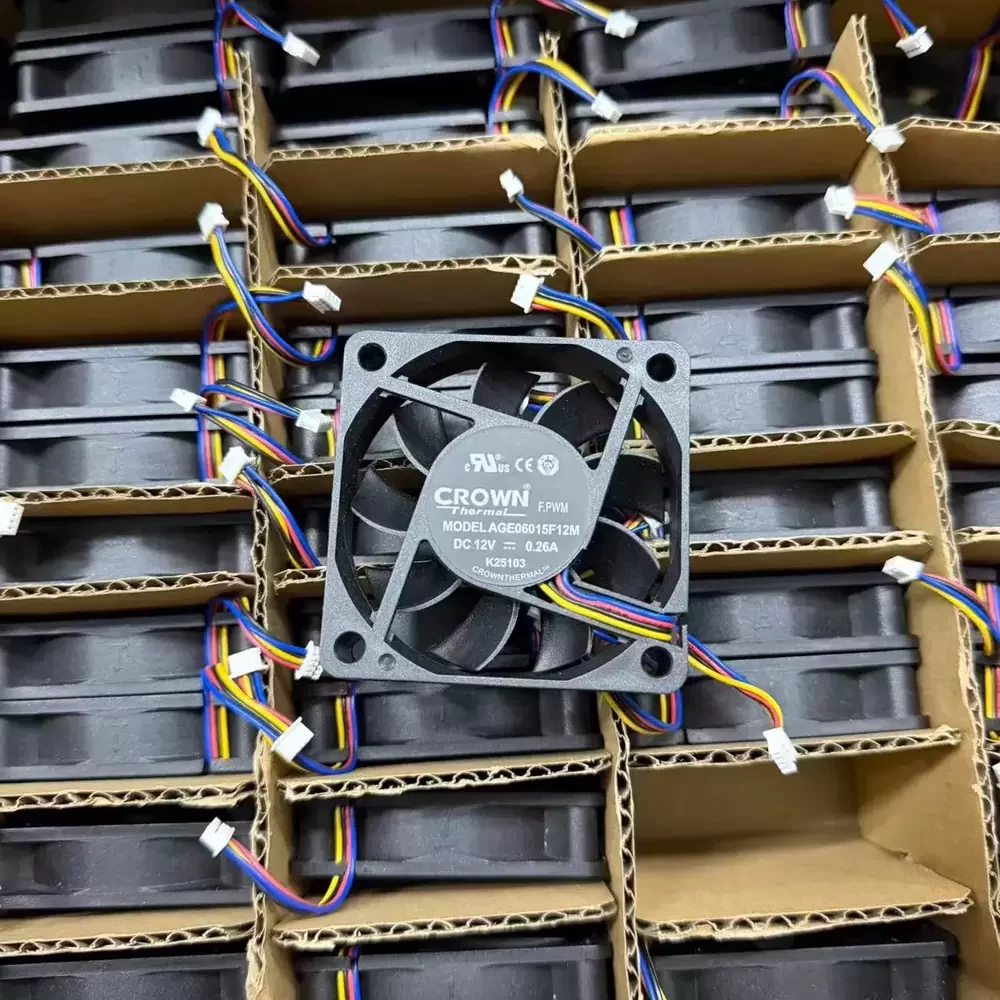AGE06015F12M CROWN 12V 0.26A 60x60x15mm DC Axial Fan