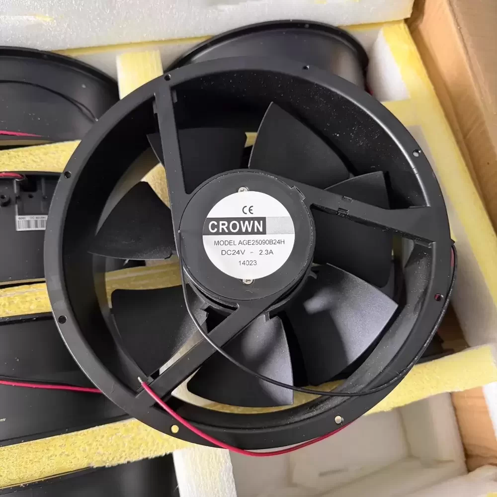 AGE25090B24H CROWN 24VDC 2.3A 254x89mm DC Cooling Fan