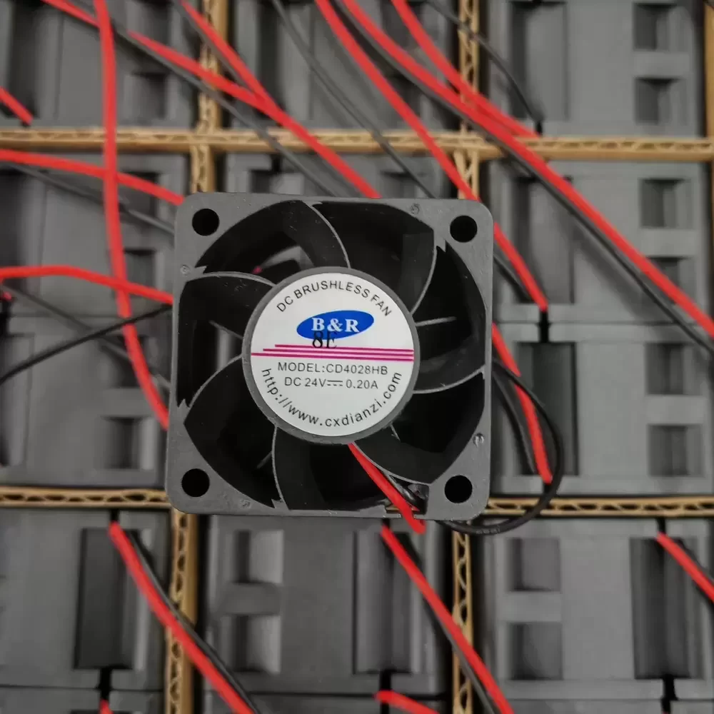 CD4028HB B&R 24VDC 0.20A 40x40x28mm Industrial Axial Fan
