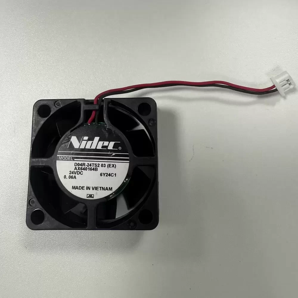 D04R-24TS203EX Nidec 24VDC 40x40x15mm Axial Fan D04R-24TS203EX Nidec 24VDC 40x40x15mm Axial Fan
