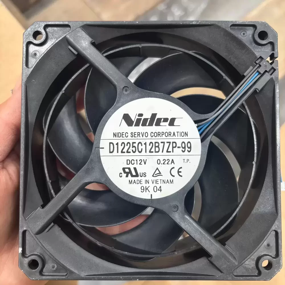 D1225C12B7ZP-99 Nidec Servo 12VDC 0.22A 120mm Axial Fan