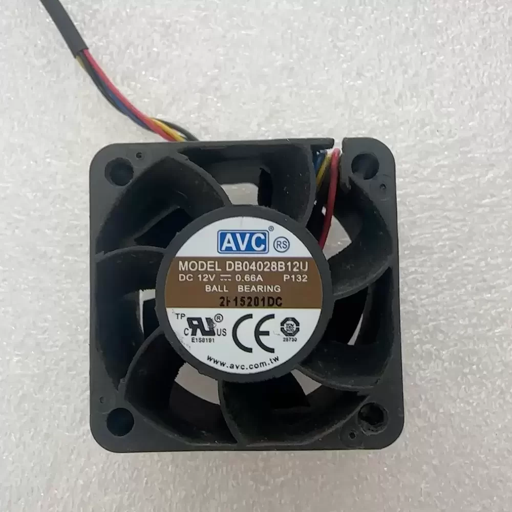 DB04028B12U-P132 AVC 12VDC 0.66A 40x40x28mm Cooling Fan
