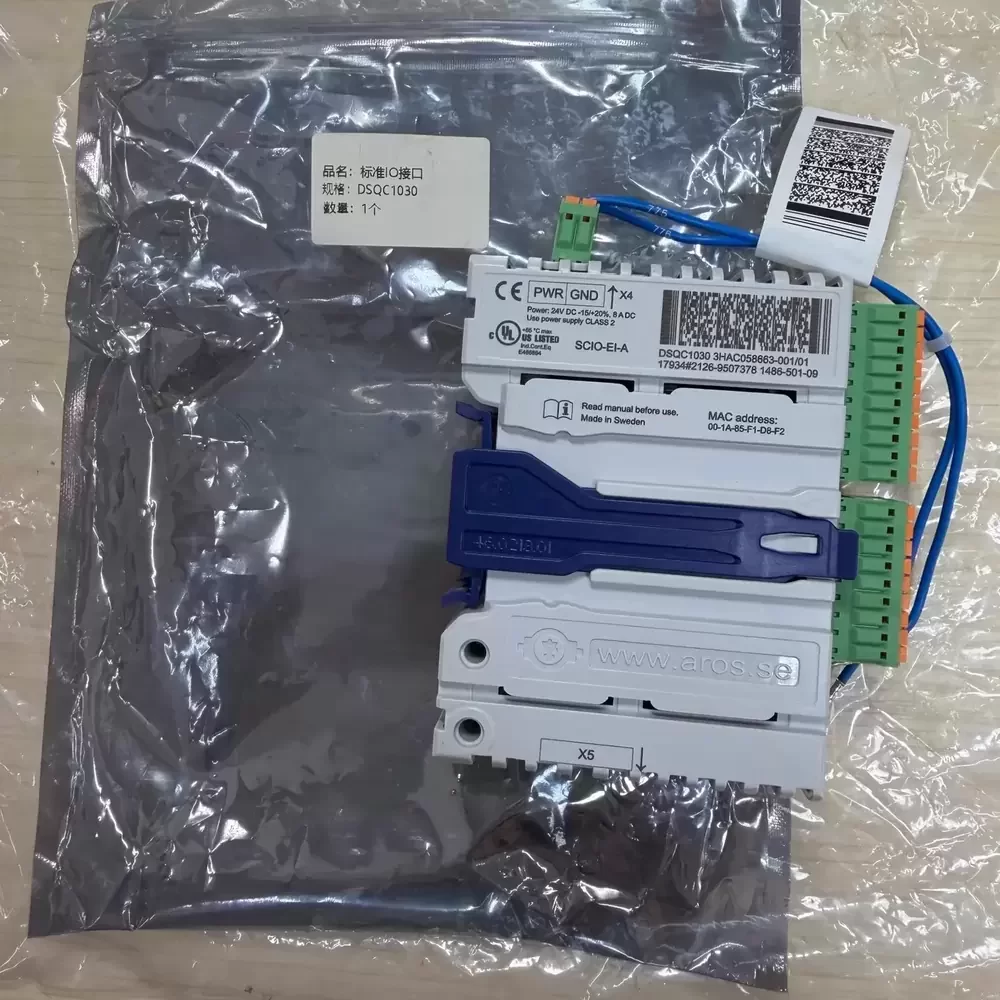 DSQC1030 ABB 24VDC 16DI 16DO EtherNet/IP I/O Module