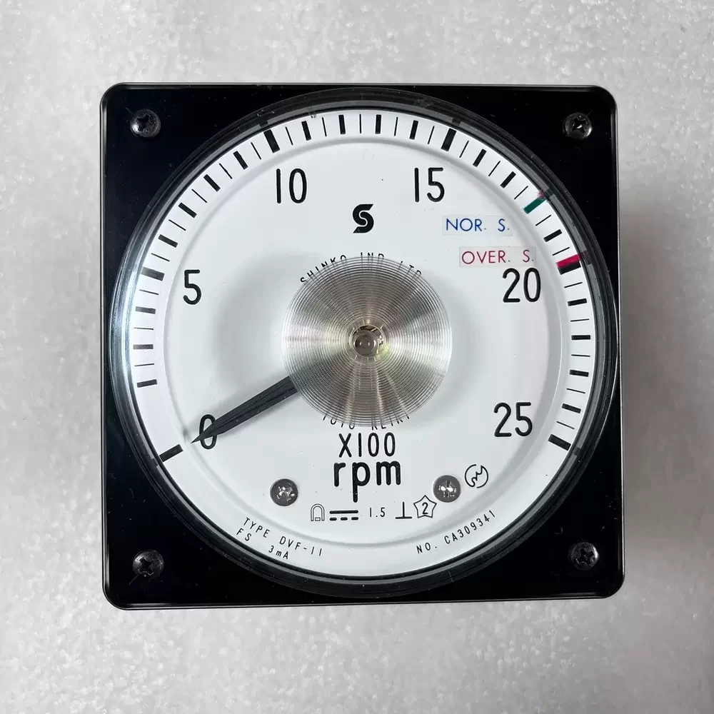 DVF-11 Shinko 0-2500rpm Pulse Type Analog Tachometer