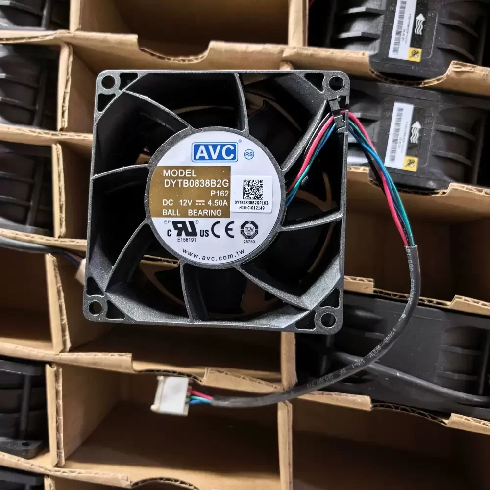 DYTB0838B2G-P162 AVC 12VDC 4.5A 80x80x38mm Cooling Fan DYTB0838B2G-P162 AVC 12VDC 4.5A 80x80x38mm Cooling Fan