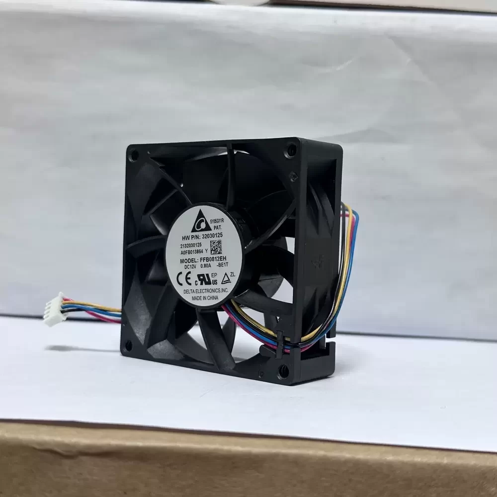 FFB0812EH-BE1T Delta 12VDC 0.80A 80x80x25mm PWM Axial Fan FFB0812EH-BE1T Delta 12VDC 0.80A 80x80x25mm PWM Axial Fan