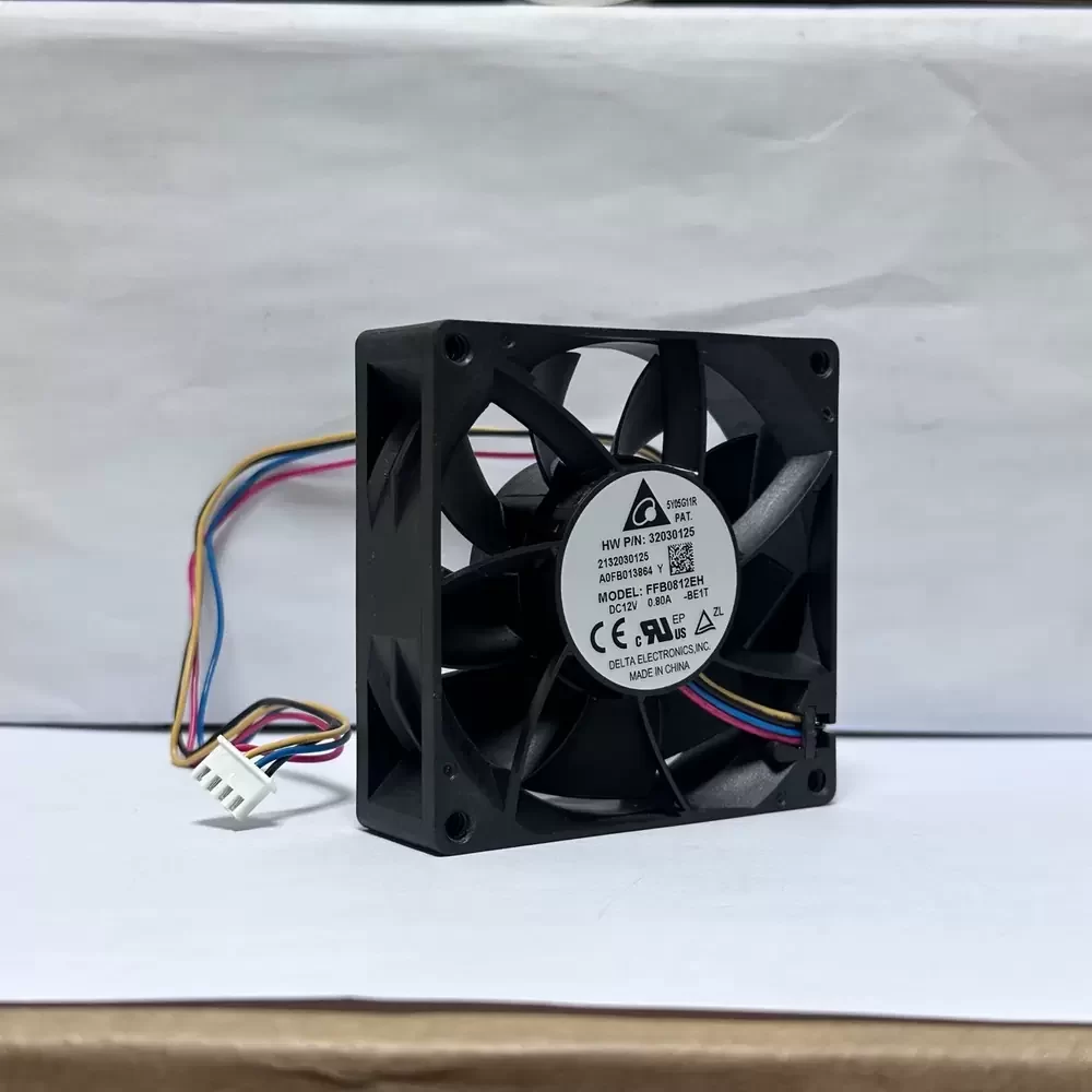 FFB0812EH-BE1T Delta 12VDC 0.80A 80x80x25mm PWM Axial Fan FFB0812EH-BE1T Delta 12VDC 0.80A 80x80x25mm PWM Axial Fan