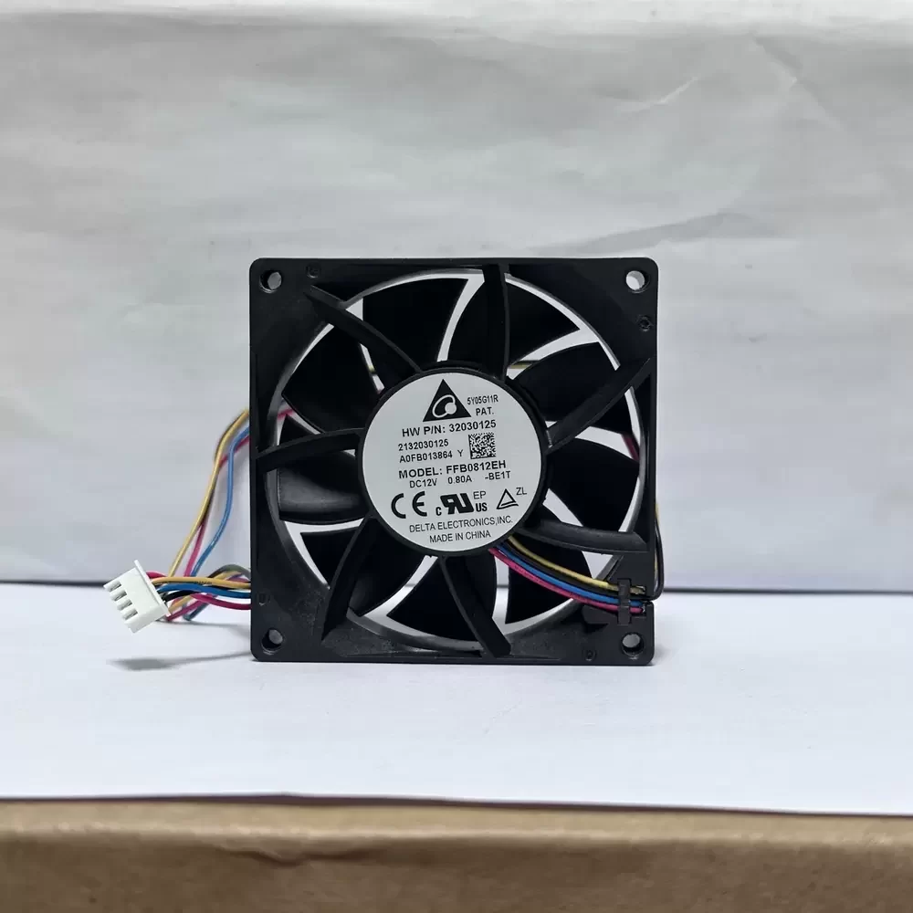 FFB0812EH-BE1T Delta 12VDC 0.80A 80x80x25mm PWM Axial Fan FFB0812EH-BE1T Delta 12VDC 0.80A 80x80x25mm PWM Axial Fan
