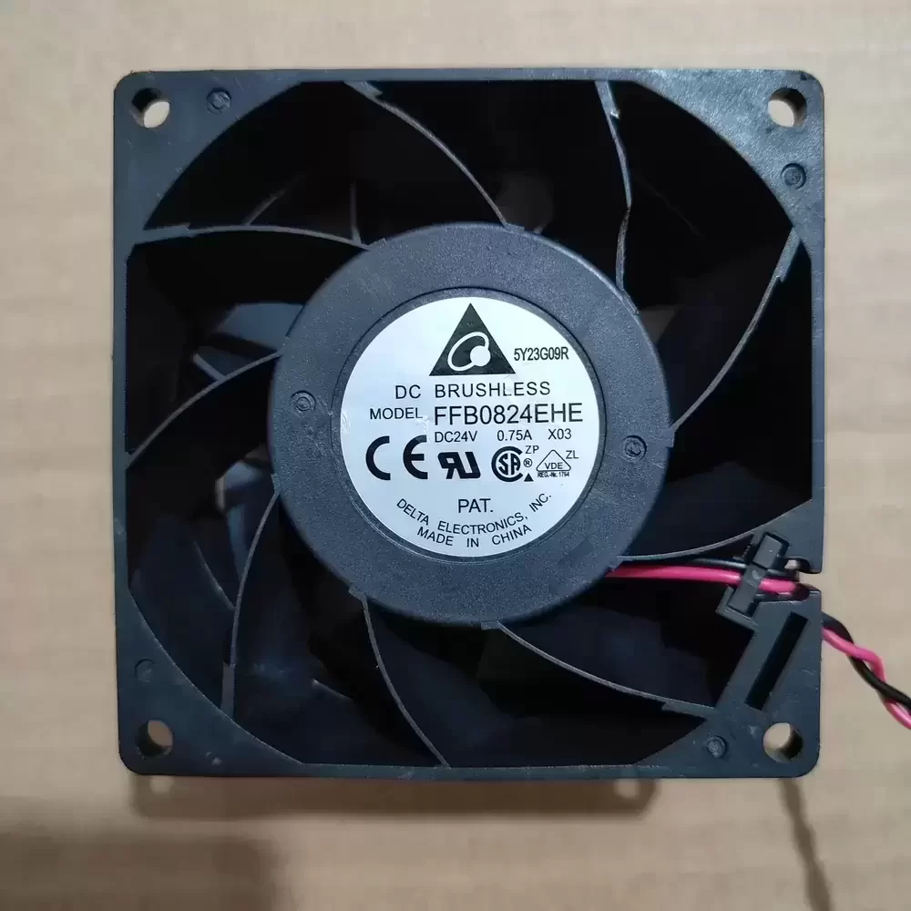 FFB0824EH-X03 Delta 24VDC 80x80x38mm DC Axial Fan