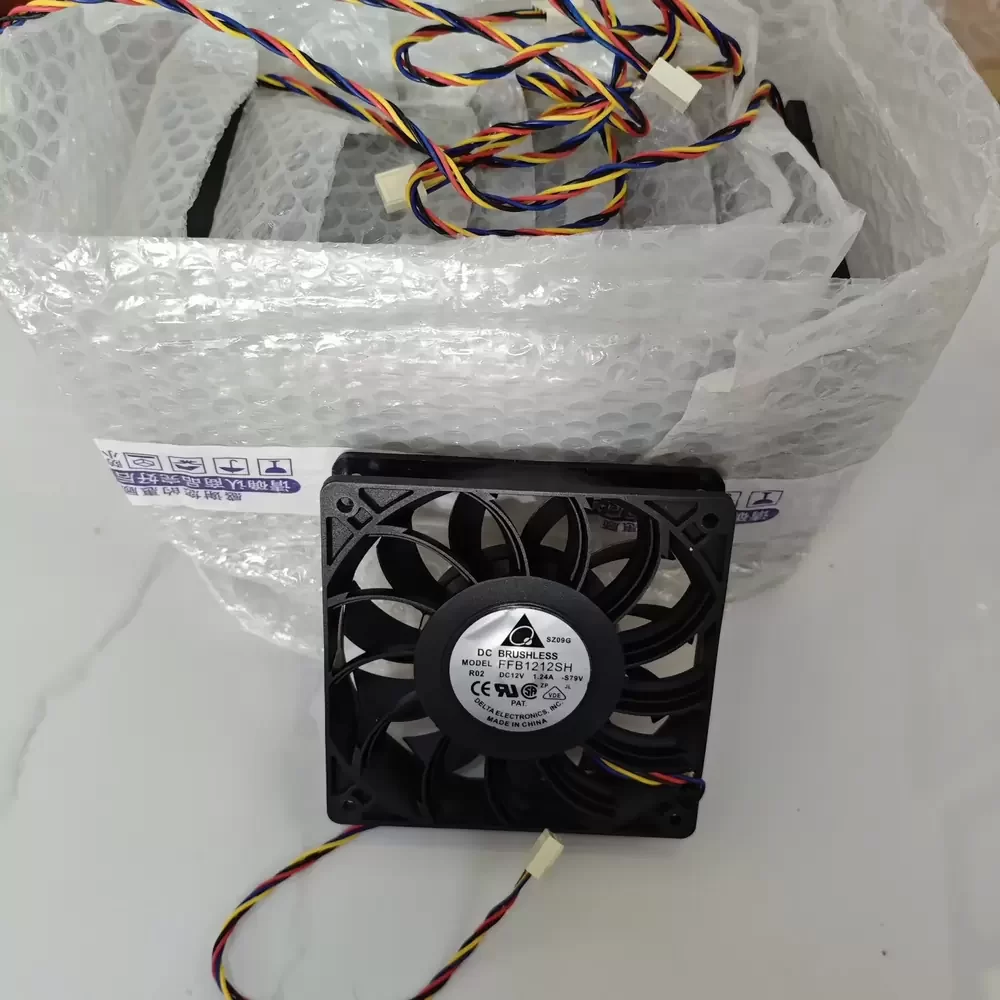 FFB1212SH-S79V Delta 12VDC 1.24A 120mm Axial Cooling Fan FFB1212SH-S79V Delta 12VDC 1.24A 120mm Axial Cooling Fan