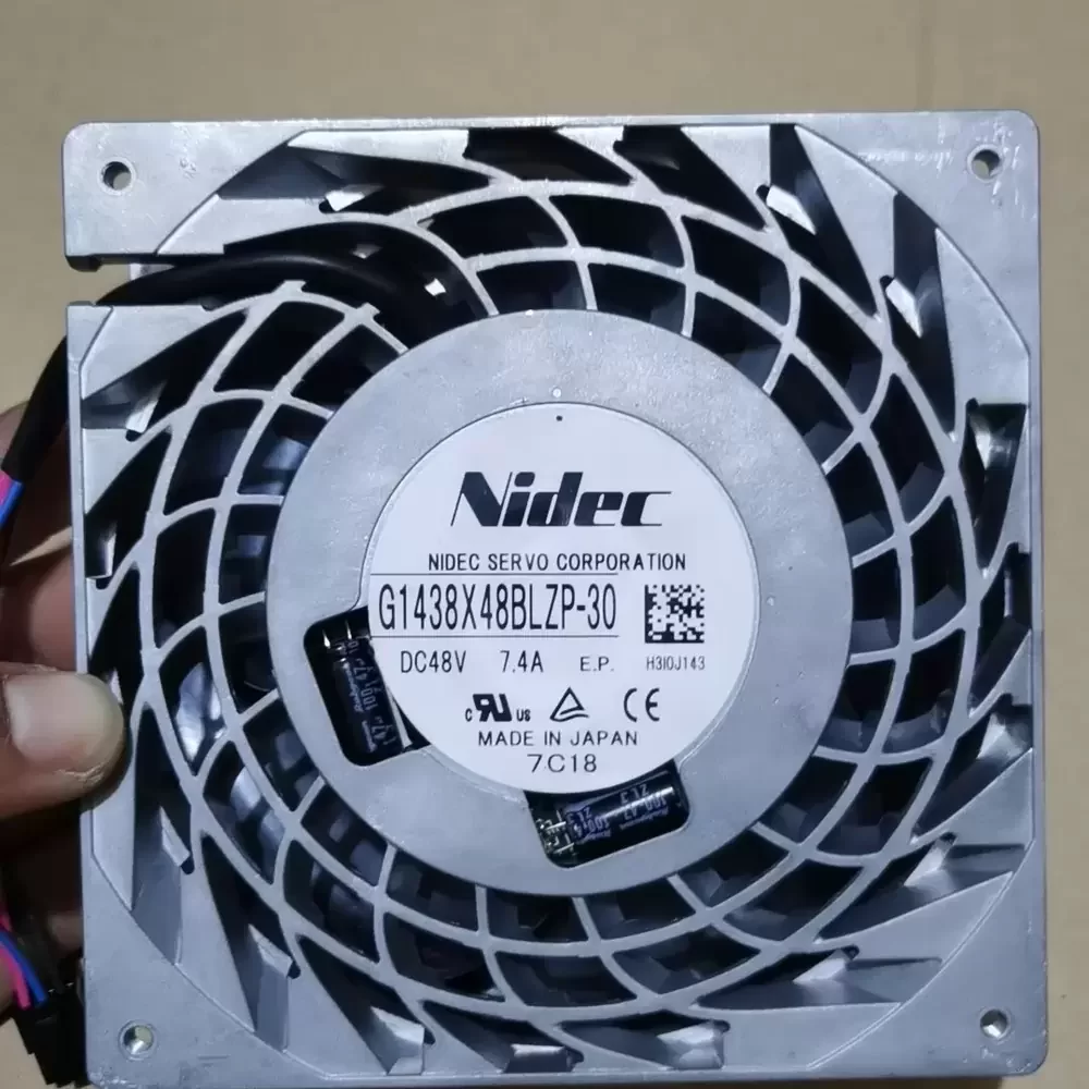 G1438X48BLZP-30 Nidec 48VDC 7.4A 140x38mm DC Axial Fan