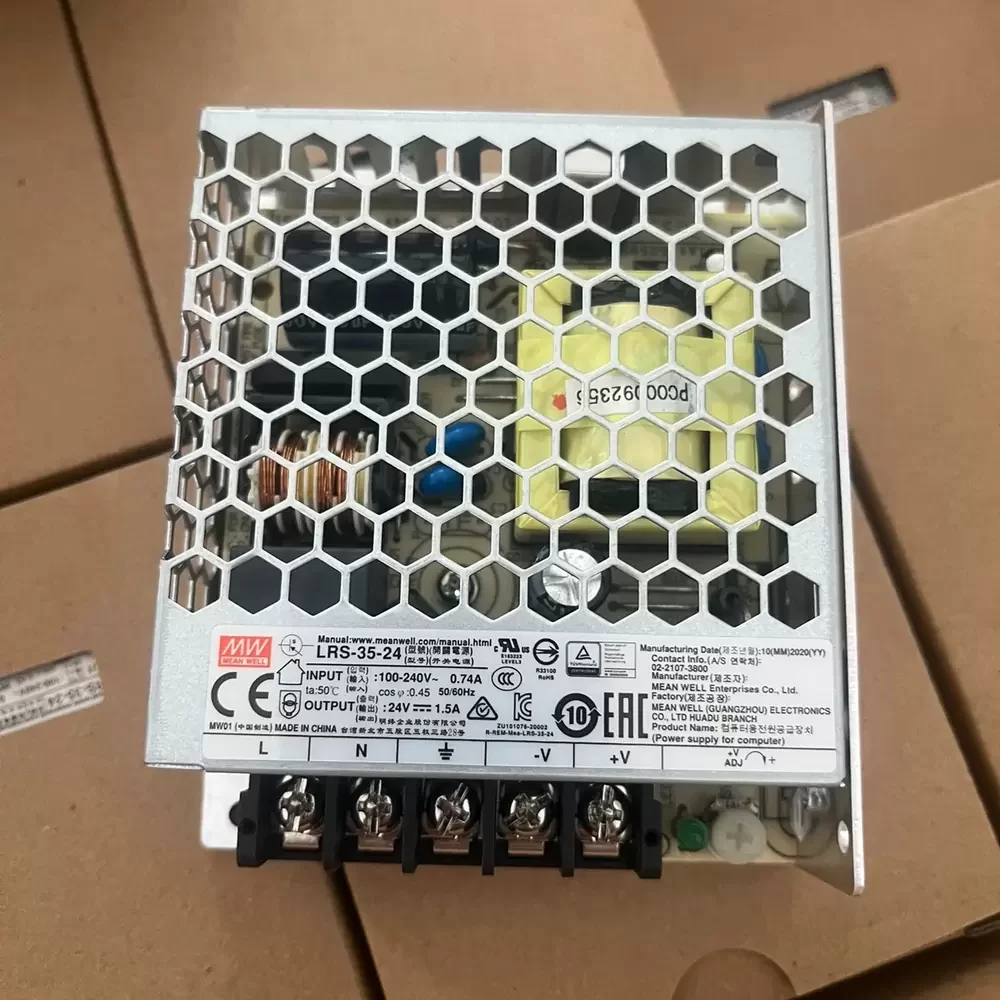 LRS-35-24 Mean Well 24VDC 36W 1.5A Enclosed Switching Power Supply