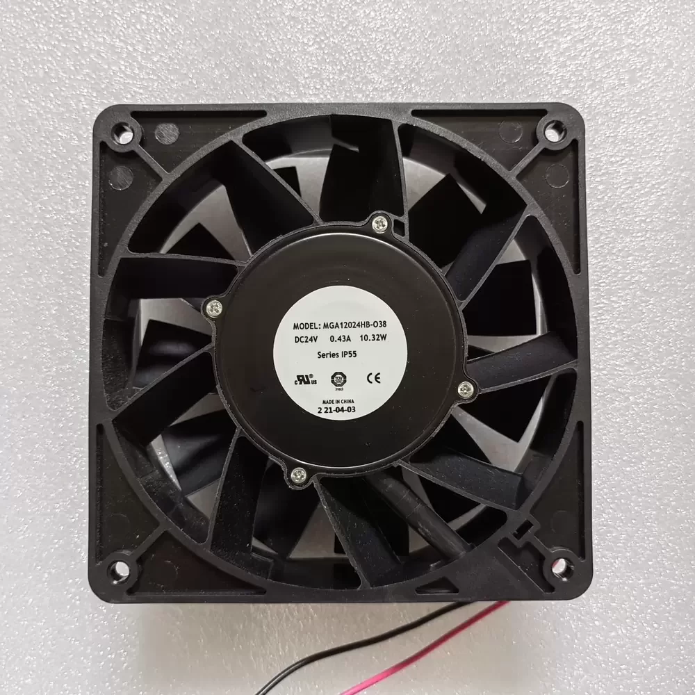 MGA12024HB-O38 Protechnic 24VDC 120x120x38mm Axial Fan
