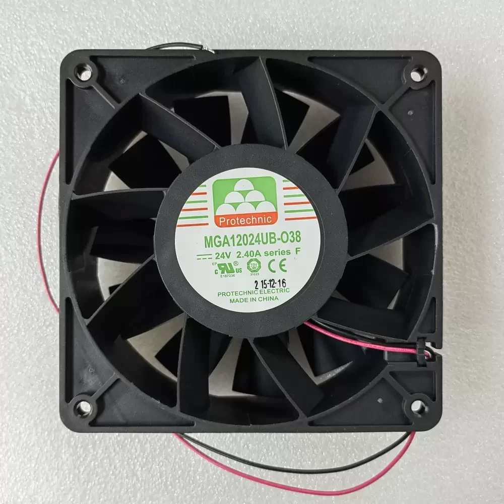 MGA12024UB-O38F Protechnic 24VDC 2.4A 120x38mm Axial Fan