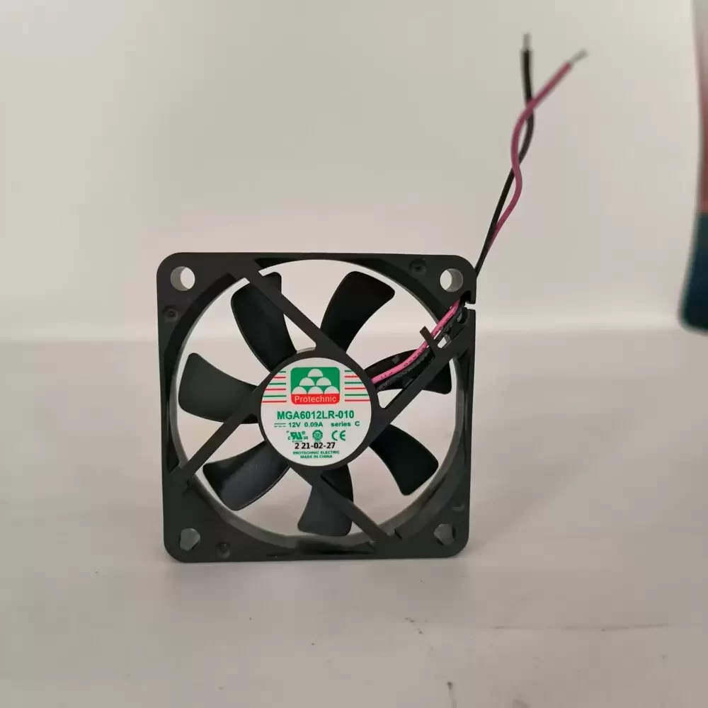 MGA6012LR-010 Protechnic 12VDC 0.09A 60x60x10mm Axial Fan