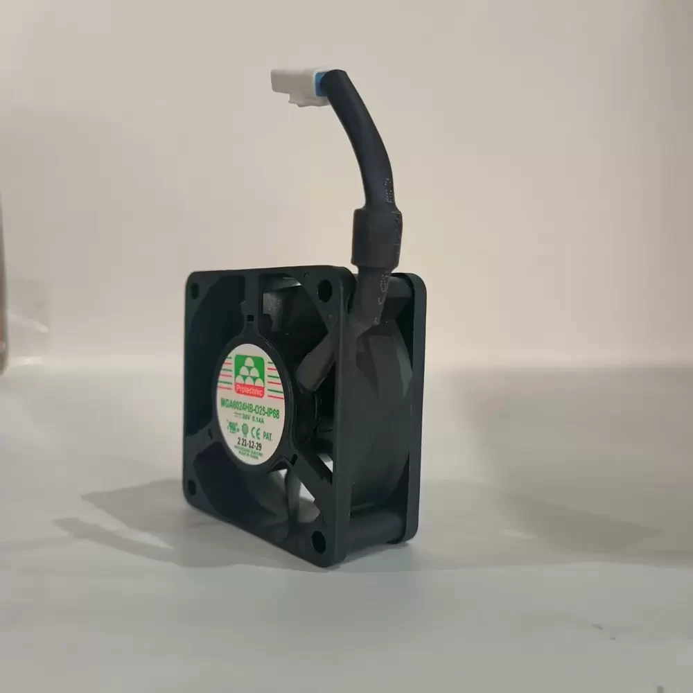 MGA6024HB-O25-IP68 Protechnic 24VDC 60x60x25mm 0.14A Axial Fan MGA6024HB-O25-IP68 Protechnic 24VDC 60x60x25mm 0.14A Axial Fan