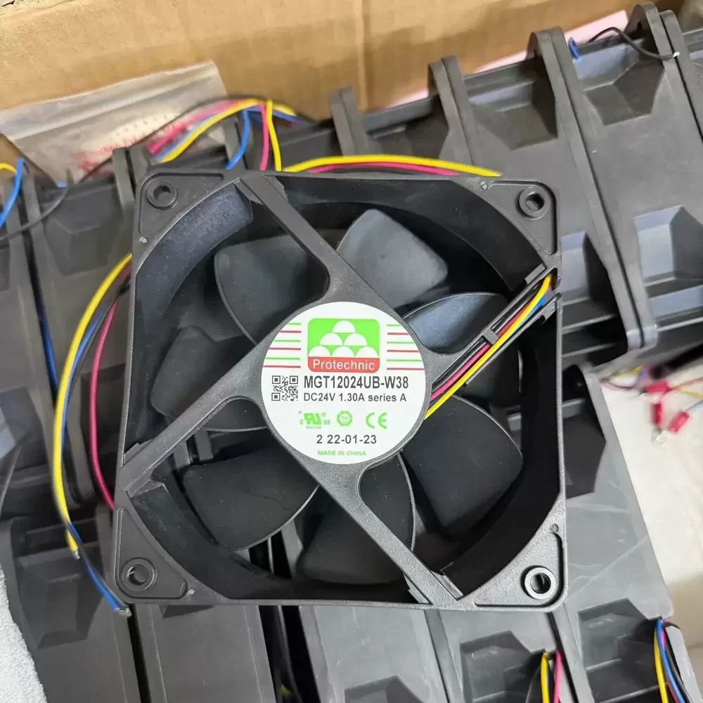 MGT12024UB-W38 Protechnic 24VDC 1.30A 120x120x38mm Axial Fan