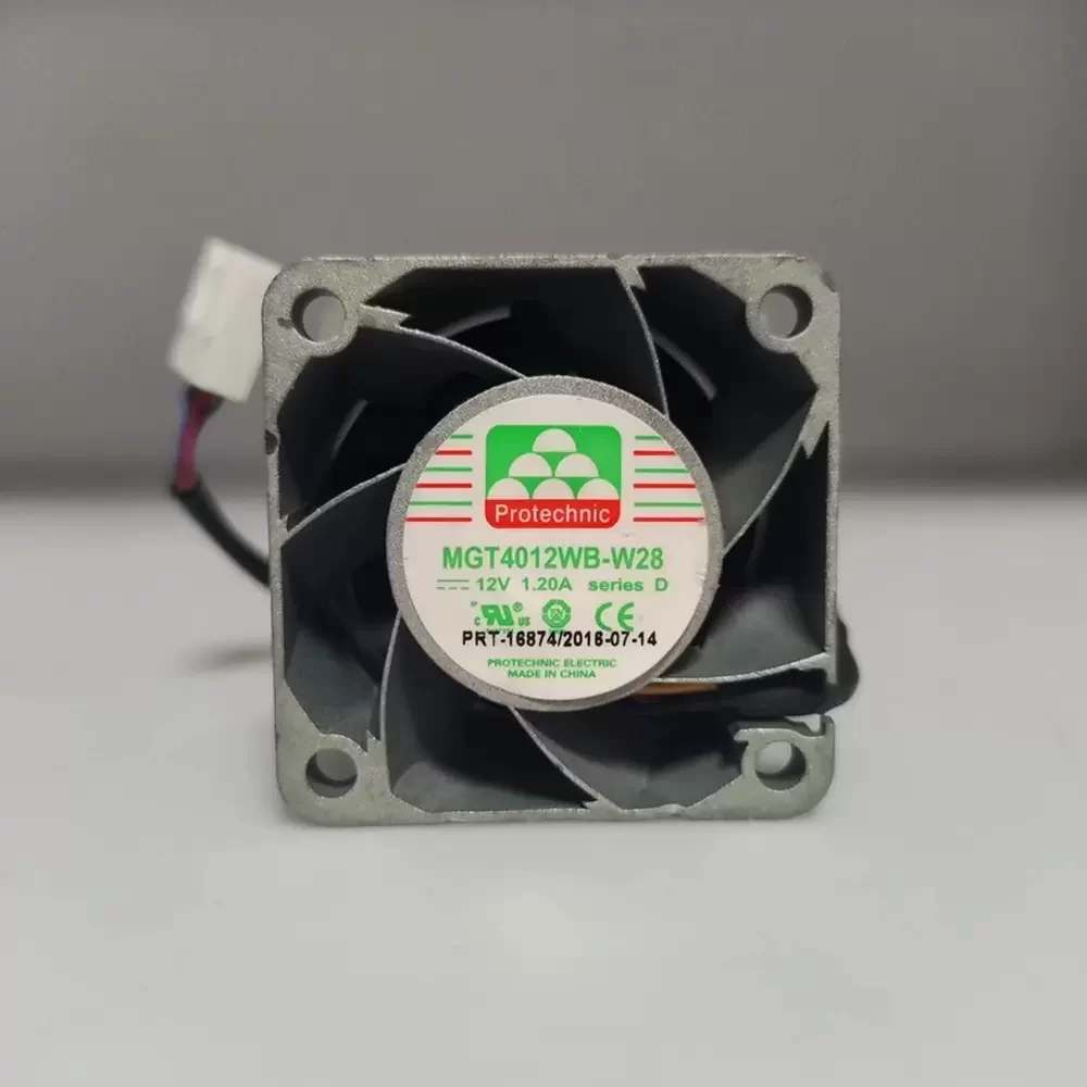 MGT4012WB-W28D Protechnic 12VDC 1.20A 40x40x28mm Axial Fan