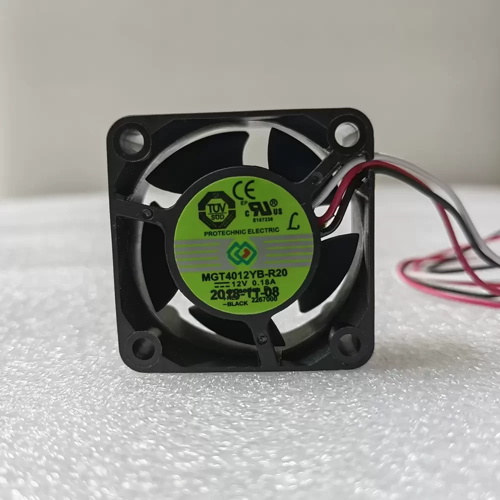 MGT4012YB-R20 Protechnic 12VDC 2.16W 40x40x20mm Axial Fan