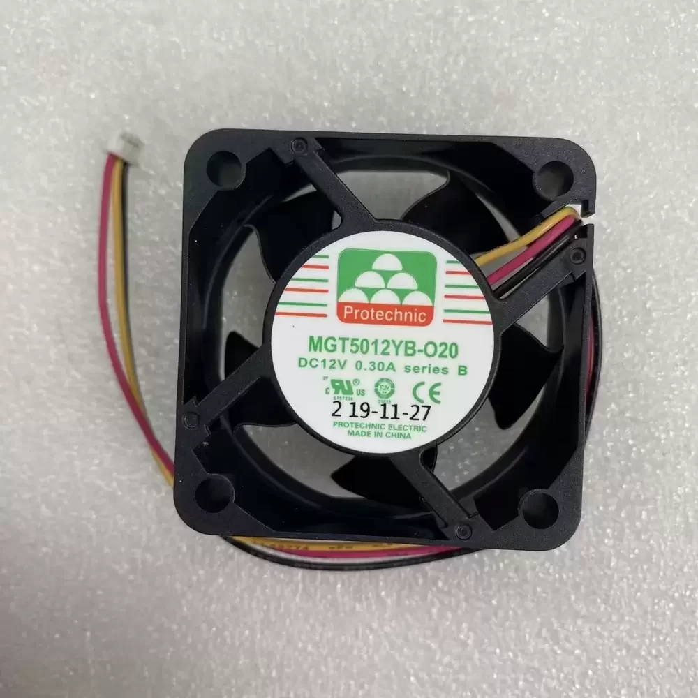 MGT5012YB-O20B Protechnic 12VDC 0.30A 50x50x12mm Cooling Fan