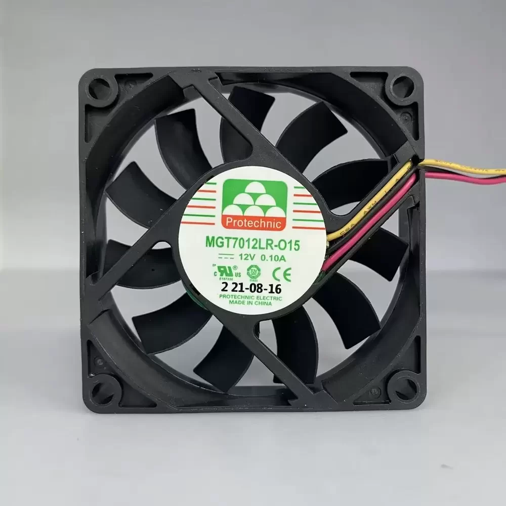 MGT7012LR-O15 Protechnic 12VDC 70x70x15mm 0.10A Axial Fan