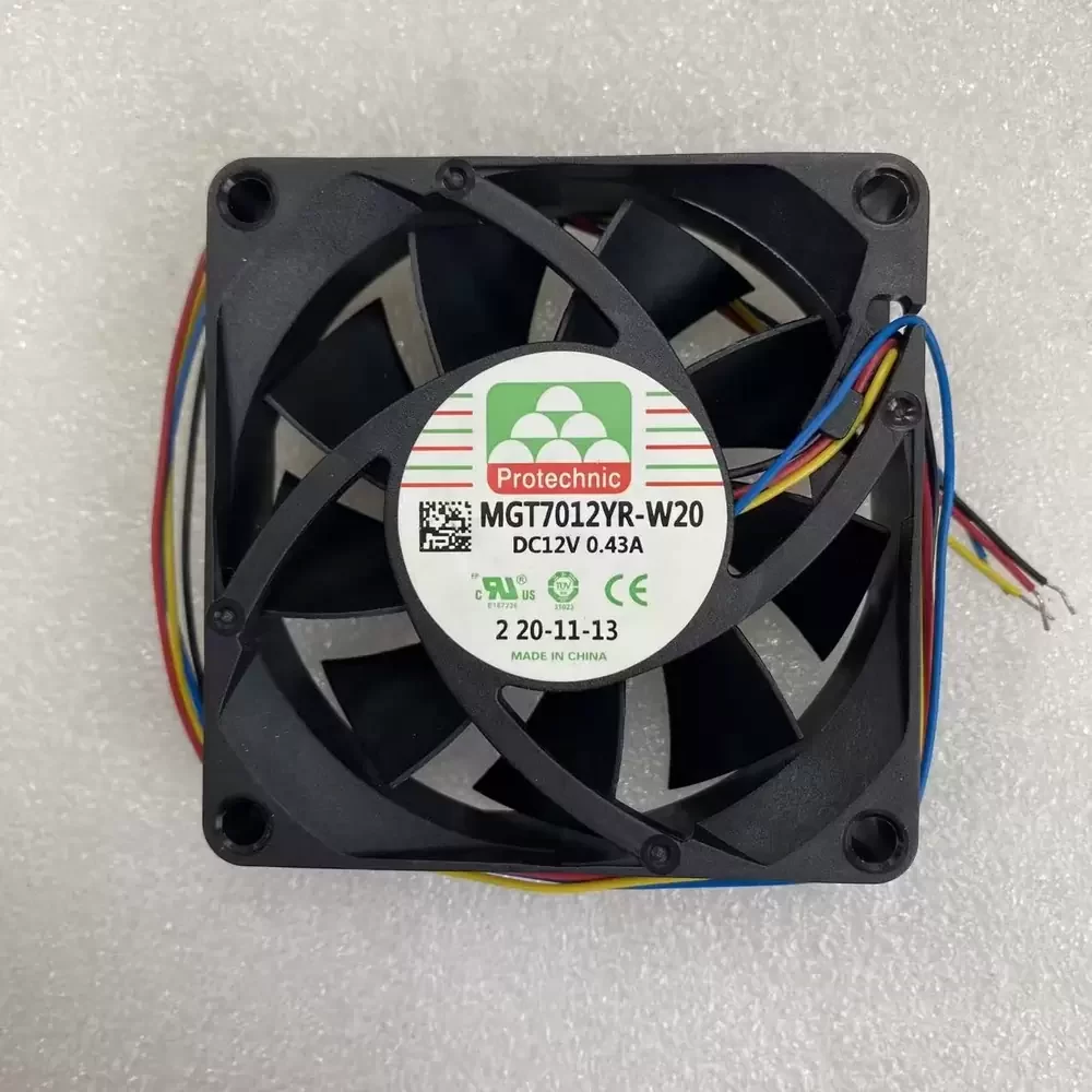 MGT7012YR-W20 Protechnic 12VDC 0.43A 70x70x20mm Axial Fan