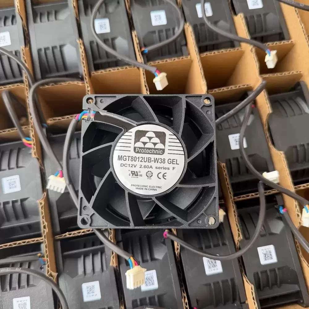 MGT8012UB-W38GEL Protechnic 12VDC 2.60A 80x80x38mm DC Fan