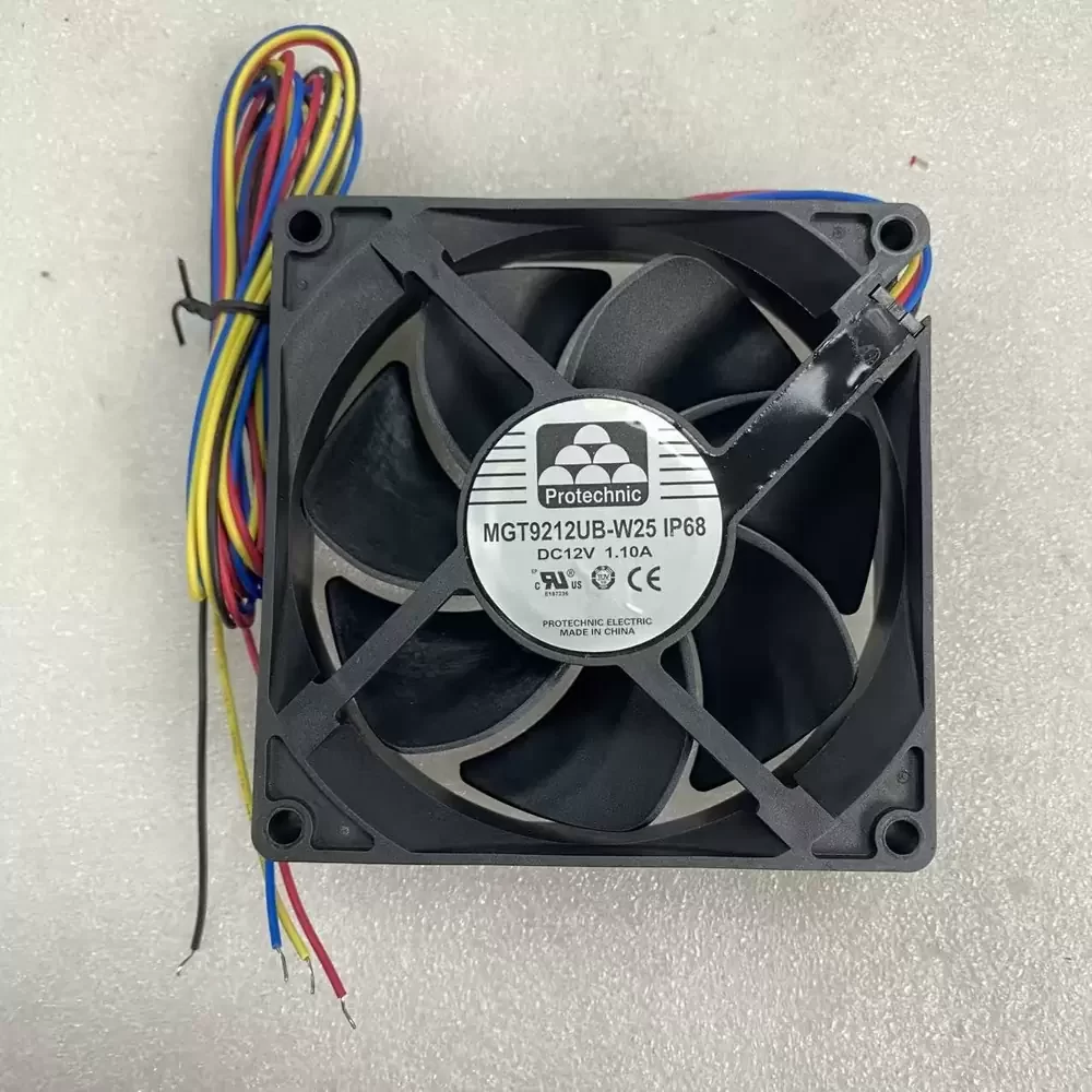 MGT9212UB-W25IP68 Protechnic 12VDC 92x92x25mm Axial Fan MGT9212UB-W25IP68 Protechnic 12VDC 92x92x25mm Axial Fan