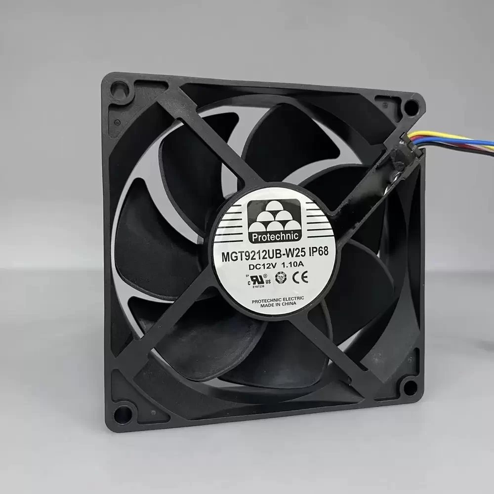 MGT9212UB-W25IP68 Protechnic 12VDC 92x92x25mm Axial Fan MGT9212UB-W25IP68 Protechnic 12VDC 92x92x25mm Axial Fan