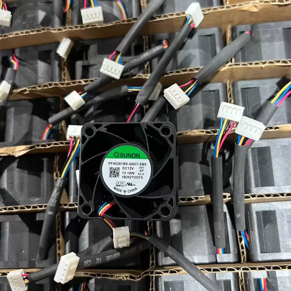PF40281BX-Q607-SB9 SUNON 12V 15.18W 40x40x28mm DC Axial Fan