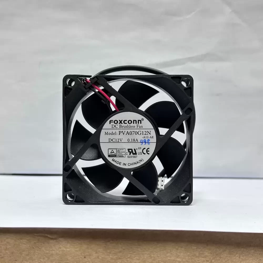 PVA070G12N-A12-AE FOXCONN 12VDC 0.18A 70x70x25mm Cooling Fan