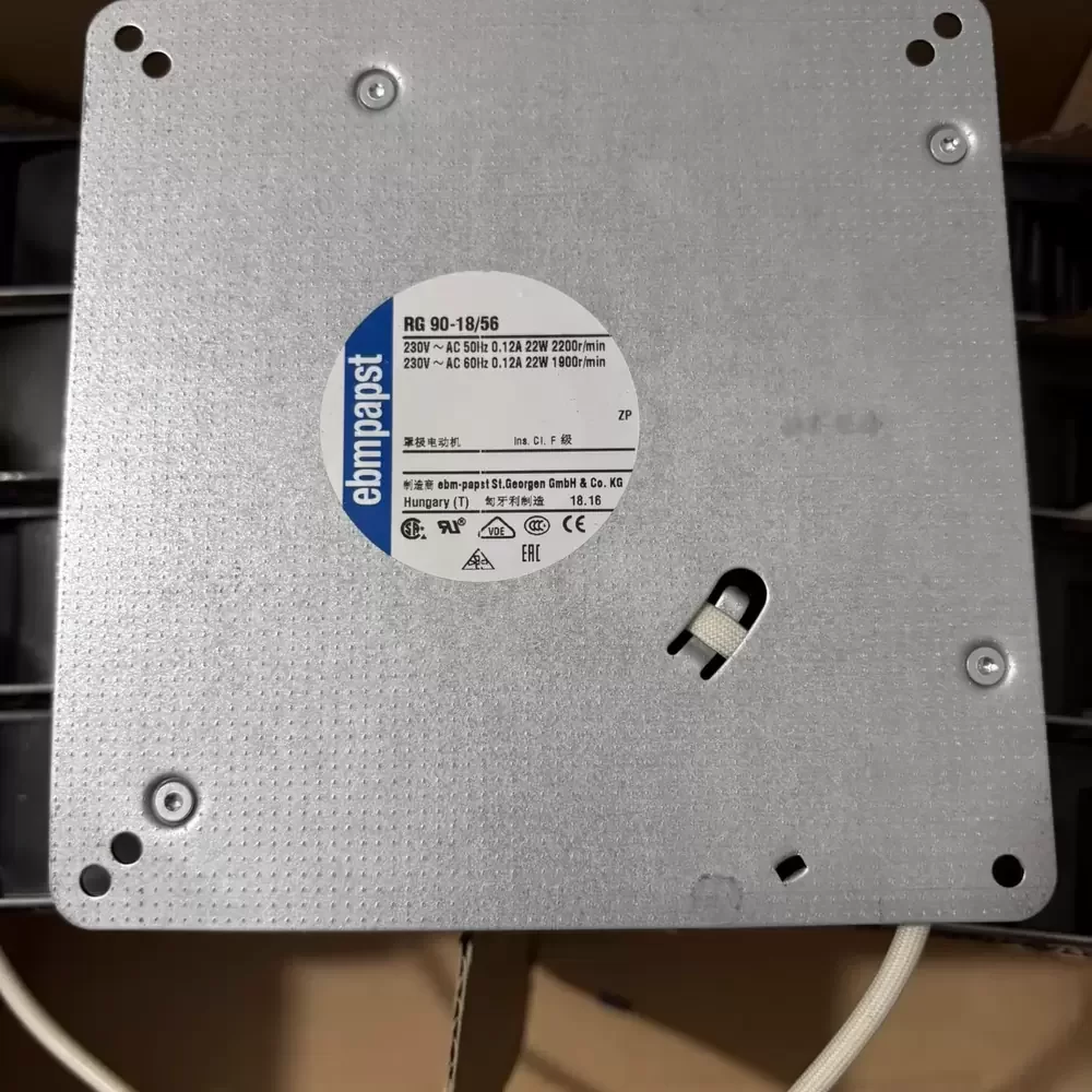 RG90-18/56 ebmpapst 230VAC 22W 135mm Centrifugal Fan